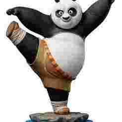 Kungfu Panda (Po) Warrior STL – Martial Arts 3D Print