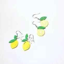 Lemon earrings