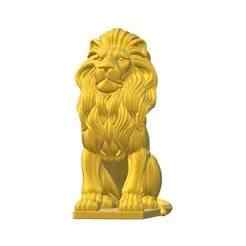 Lion Statue STL – 3D Printable King of the Jungle | Majestic Animal Sculpture