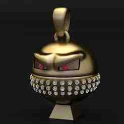 Luxury Diamond-Studded Sphere Pendant