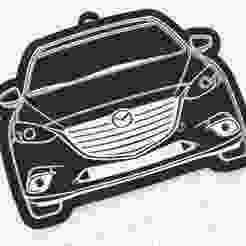 Mazda 3 Front Keychain