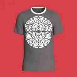 Mens Gray T-Shirt   | Marvelous / Clo3d / obj / fbx