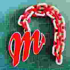 MEXICO RED DEVILS SHIELD CHAIN