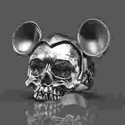Mickey Mouse head ring