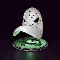 Mighty Ducks Mask - 3D Printable Model