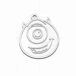 Mike Wazowski Keychain - Monsters Inc