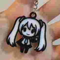 Miku Chibi Keychain