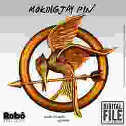 Mokingjay Pin V3 - fan made 3D model