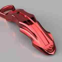 motorcycle mudguard key ring