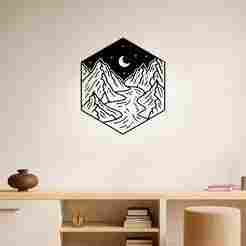 Mountain Scene - Wall Art Multicolor