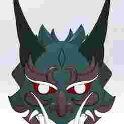 Mu Qing - Demon Oni Mask