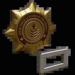 NEW ERIDU PUBLIC SECURITY Badge Zenless Zone Zero Cosplay