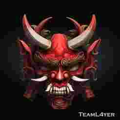 Oni Mask Japanese Tradition Mask 5