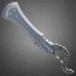 Overlord Tsaindorcus Vaision Platinum Dragon Lord Sword for Cosplay