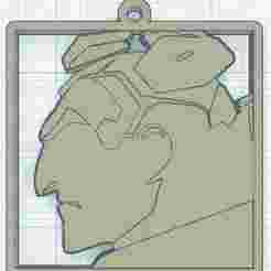 Overwatch Sigma Silhouette Keychain