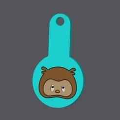 Owl Head - Farm Animals - Shopping Cart Coin