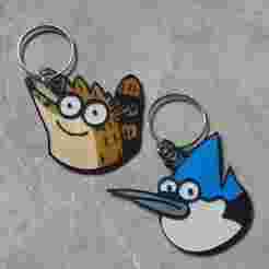 Pack x2 'One More Show' keychains