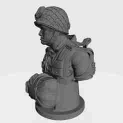 PARATROOPER BUST