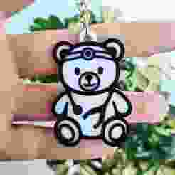 Pediatrics Key Ring - Teddy Bear