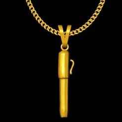 pen pendant charm