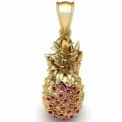 Pineapple Pendant   3D printable model