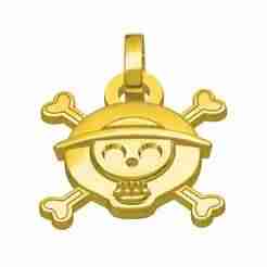 Pirate Skull Plaine Pendant