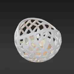 Polyhedral Geometric Candle Holder - Minimalist Shadow Lantern