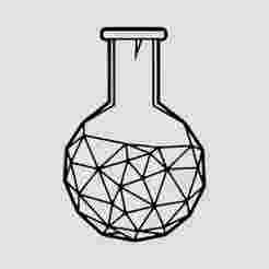 Potion Bottle Line Art Wall Art