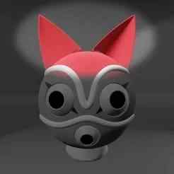 Princess Mononoke Mask - EARS ONLY