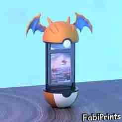 PSA Slab Holder Pokemon Charizard Ball