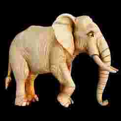 Realistic Elephant Sculpture