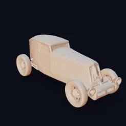 Renault 40 CV des Records – Easy Print STL, 1926 Speed & Endurance Record Car