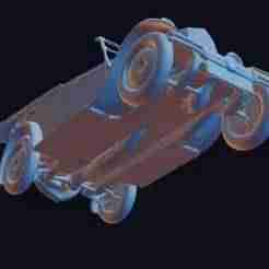 Renault Monasix RY – Easy Print STL, 1928 Vintage 6-Cylinder Sedan Model