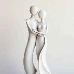 Romantic Love Couple Showpiece 3D Print for Valentine’s Day