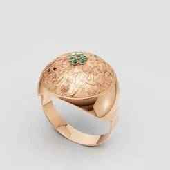 ROUND GOLD RING 3d printable model