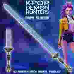 Rumi Cosplay Sword Kpop Demon Hunters
