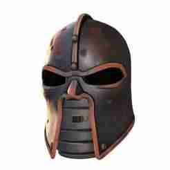 Rusty Medieval Knight Helmet