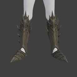 Sauron's Spiked Greaves and Sabaton Covers