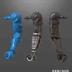 Savage Mechno Arm One12 Scale Custom STL 3D print model