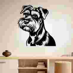 Schnauzer Dog - Wall Art Onecolor