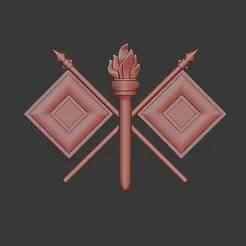 Signal Corps (US Army) 3d relief .stl file