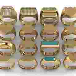 Simple and basic ring collection