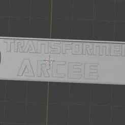 Simple Arcee Keychain/badge