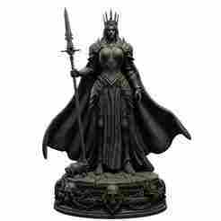 Skull Throne Queen – Gothic Warrior Figurine