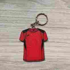 Soccer T-shirt keychain