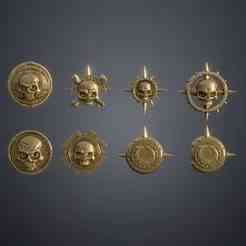 Space Marine Emblem Badges