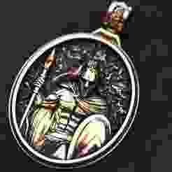 Spartan Pendant 3D Model