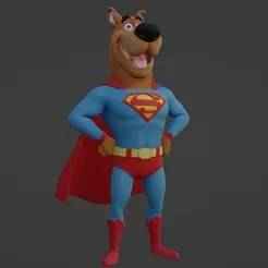 Super Scoob (Scooby Doo x SuperMan)