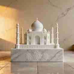 Taj Mahal 3D Print Model STL - Architectural Replica Sculpture
