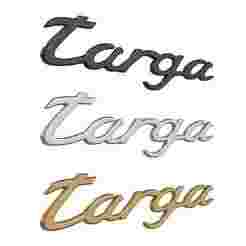 targa nameplate Porsche